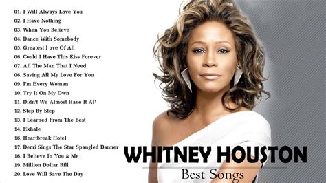 whitney houston greatest hits|whitney houston greatest hits list.